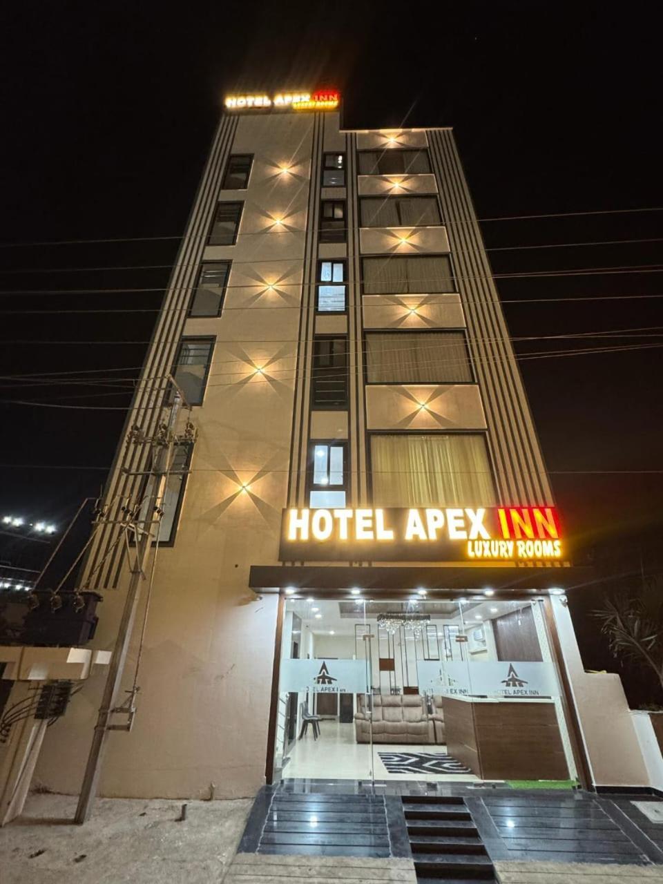 Hotel Apex Inn Hyderabad Airport Eksteriør billede